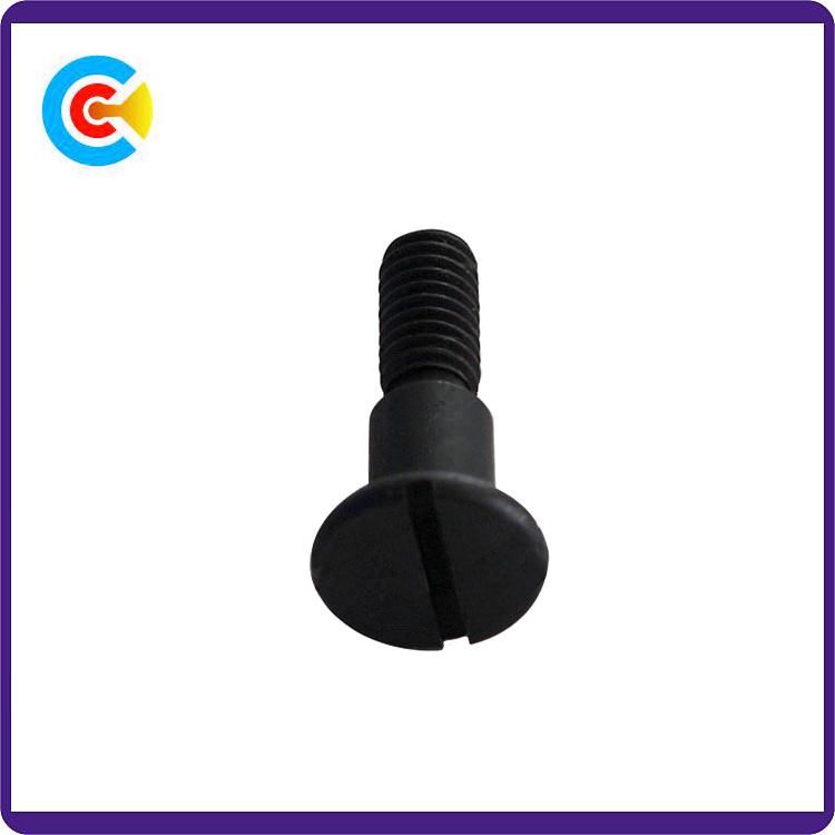 DIN/ANSI/BS/JIS Carbon-Steel/Stainless-Steel Slotted Shoulder Screw for Bridge and Railway