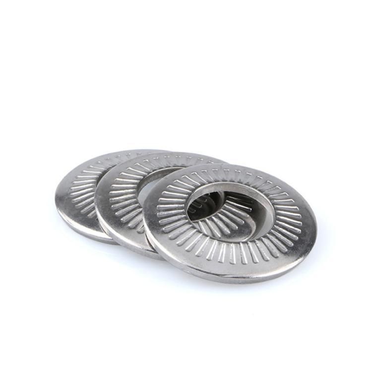 Stainless Steel Single Side Knurl Lock Washer, Nfe25-511,
