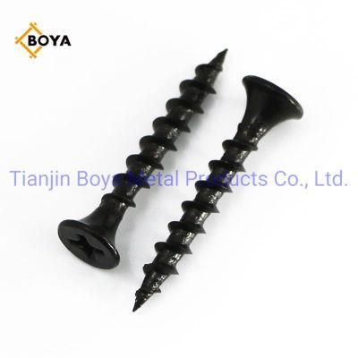 Carbon Steel Hardened Bugle Head Black Phosphating Drywall Screw/Fastener