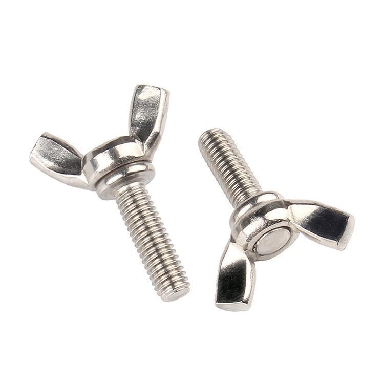 DIN316 Stainless Steel Wing Bolts Butterfly Thumb Stainless Steel Screws Wing Bolts