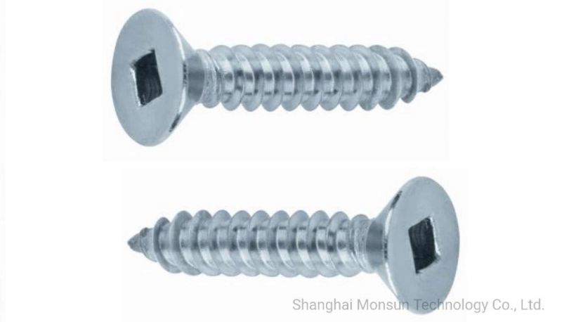 DIN-7982 Square Drive Countersunk Head Self-Tapping Screw