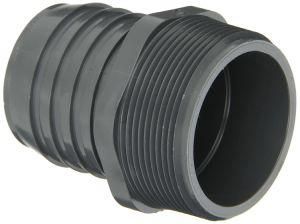 PVC Tube Fitting, Adapter, Schedule 40 Gray NPT Male Conduit Connectors