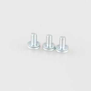 Heavey Machine Fastener White Blue Zinc Plated Strengthen Screw