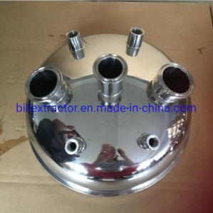 Tri Clamp 10inch Dome Cap Lid with DIP Tube Use for Bho Closed Loop Extractor