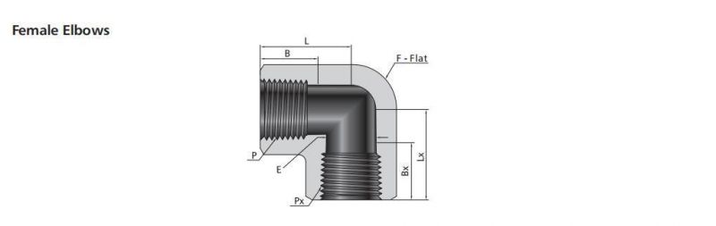 Hikelok Hylok Swagelok Type Male Pipe Fittings Female Elbow