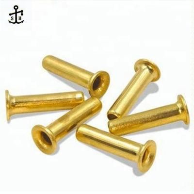 DIN 660 Brass Round Head Rivets with Nominal Diameters From 1 to 8 mm Made in China