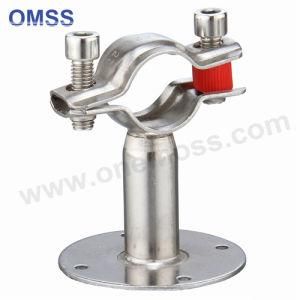 Stainless Steel Food Processing Hose Clamp with Circular Bases