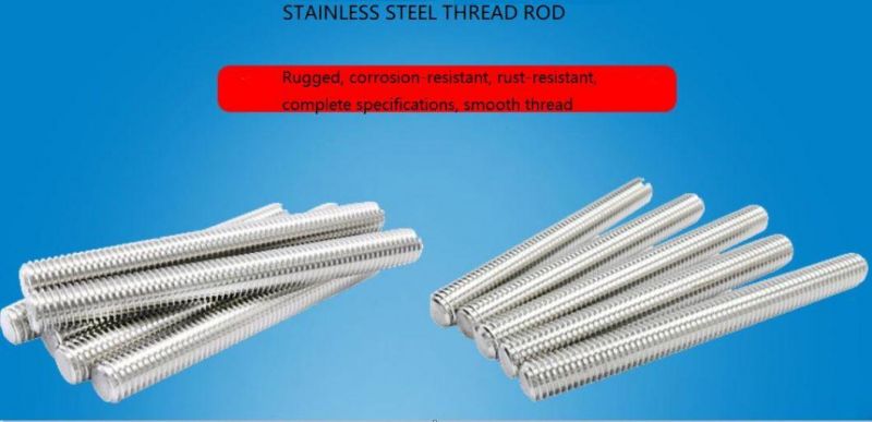 Customizable Size Stainless Steel DIN975 Threaded Rod/Thread Bar