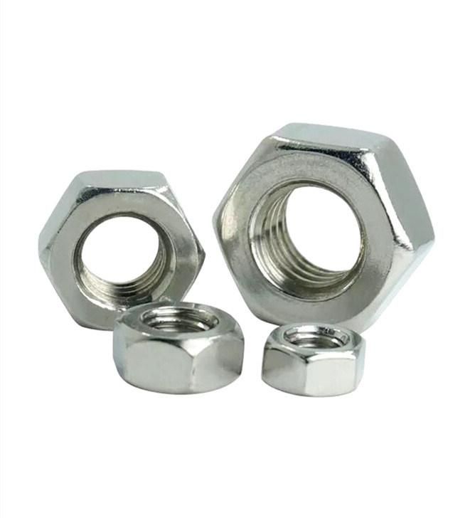 Zinc Coated M6 M8 M10 M12 M20 DIN934 Hex Nut
