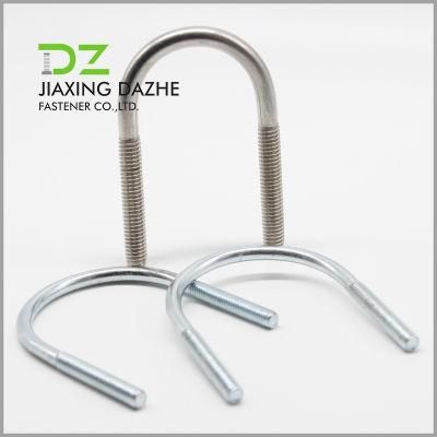 OEM DIN3570 SS304/316 Stainless Steel / Carbon Steel U Bolt