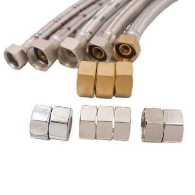 Hex Flange Nickel Plated Steel Conduit Fastener Nut