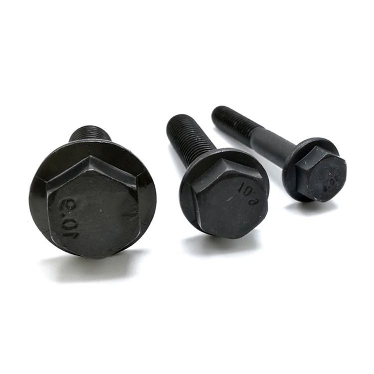 DIN 6921 Class 8.8 Black Hex Socket Hexagon High Strength Bolt Flange Hex Head Bolts
