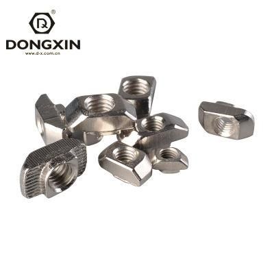 20 30 40 45 M6 M8 Stainless Steel Aluminum Profile Photovoltaic Panel Furniture T Slot Nut