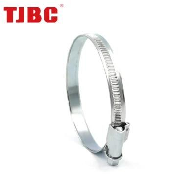Adjustable 316ss Stainless Steel Worm Gear German Type Hose Clamp for Gas/Oil Pipe, 60-80mm