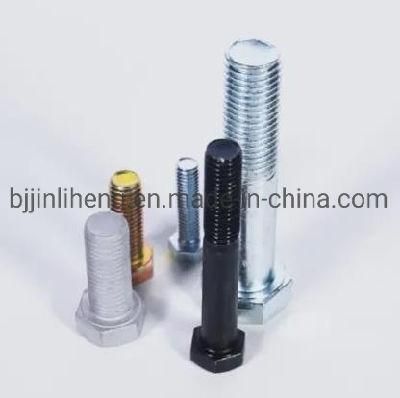 Carbon Steel Bolt ISO4014 ISO4017 DIN933 DIN931 M10*50 Hex Bolt