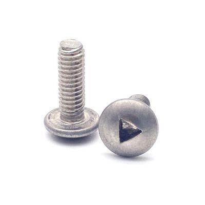 304 Stainless Steel Truss Head Anti-Theft Tamper Proof Triangle Drive Security Screw