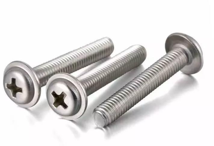 High Quality Pan Head Phillip Shoulder Bolt DIN967 Pan Head Cross Screw with Big Flange Machine Screw