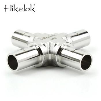 316 Stainless Steel Mini Tube Butt Weld Union Crosses Fittings
