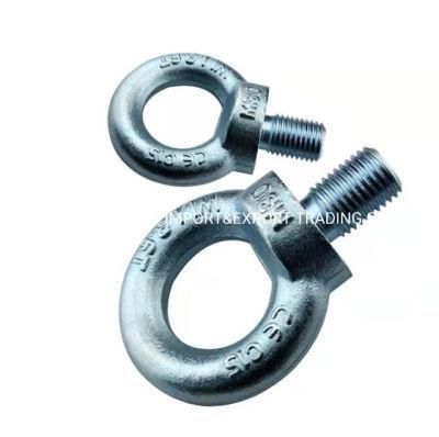 Heavy Duty Steel Drop Forged Anchor Concrete DIN580 Lifting Eye Bolt Carbon Steel Lifting Forged M16 GB580 Eye Bolt