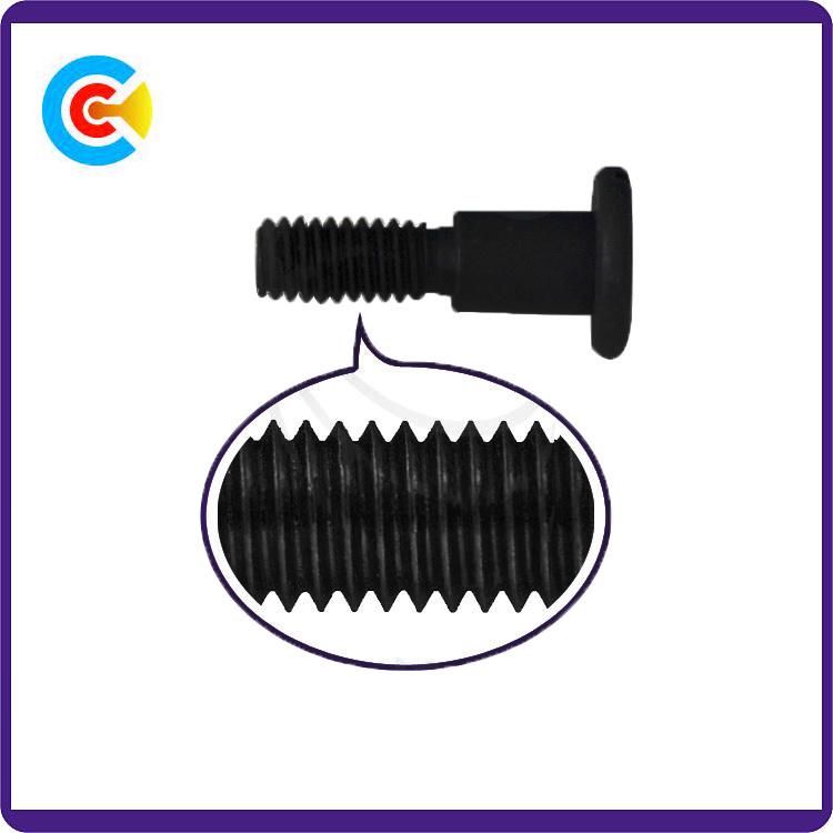 DIN/ANSI/BS/JIS Carbon-Steel/Stainless-Steel Slotted Shoulder Screw for Bridge and Railway