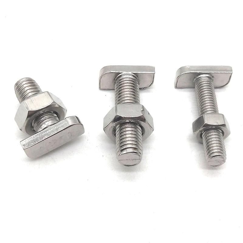 Stainless Steel 304 316 T Head Bolts