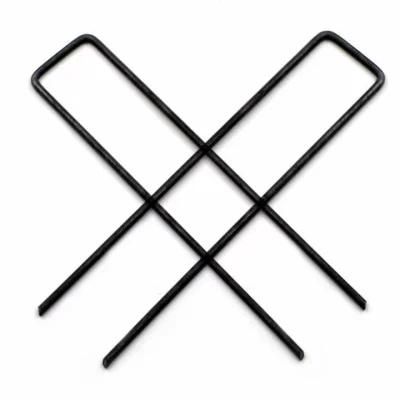 11ga -6&quot;X6&quot;X1&quot; Garden Stakes/Landscape Staples/U-Type Turf Staples/SOD Pins Stakes for Securing Fences Weed Barrier