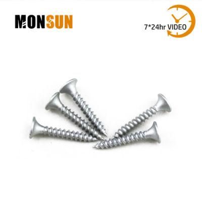 Gray Silver Dacromet Bugle Head Fine/Coarse Thread pH #2 Recess Self Tapping Deck Screw /Drywall Screw for Drywall to Wood