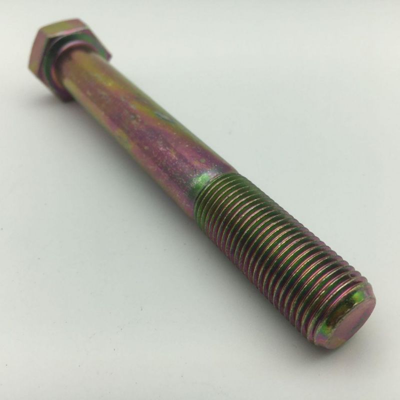 Galvanized Hex Cap Screw Hexagon Head Bolt with High Strength