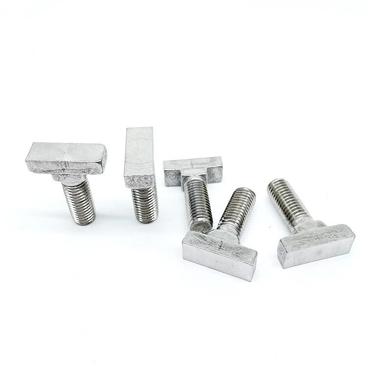 M12 T-Bolt M10 Thread T Bolt DIN186 T Head Bolt M3~M36
