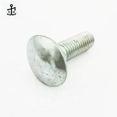 DIN 603 Zinc Coated Mushroom Round Head Square Neck Track Bolt Made in China