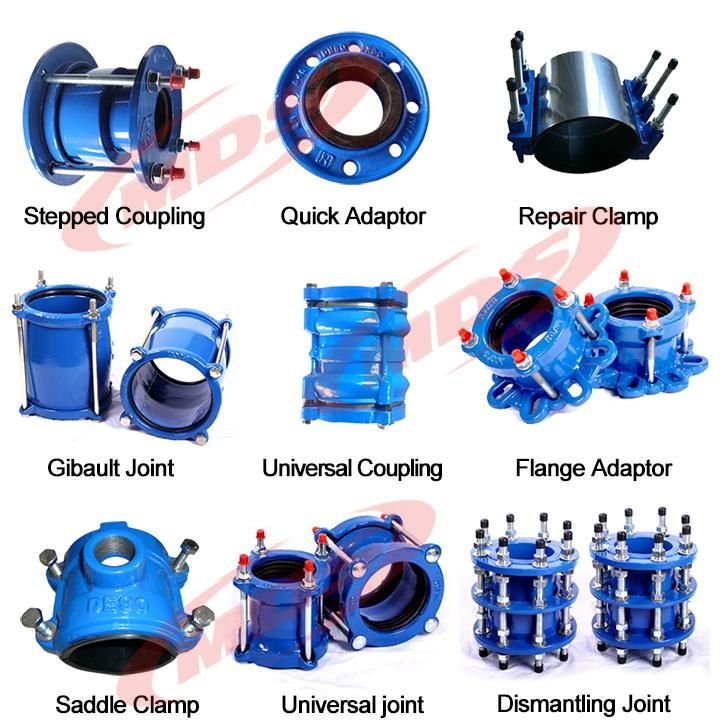 Ductile Iron Universal Quick Flange Adaptor for PE Pipes