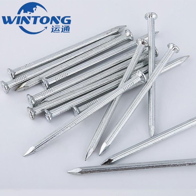 Fastener Concrete Nails Production, Surface Smooth Round Concrete Nails