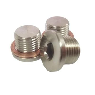 Round Head Code Brass Plug for Water Cooling System