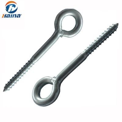 Stainless Steel/Carbon Steel Wood Threaded Eye Screw, Lag Eye Screws