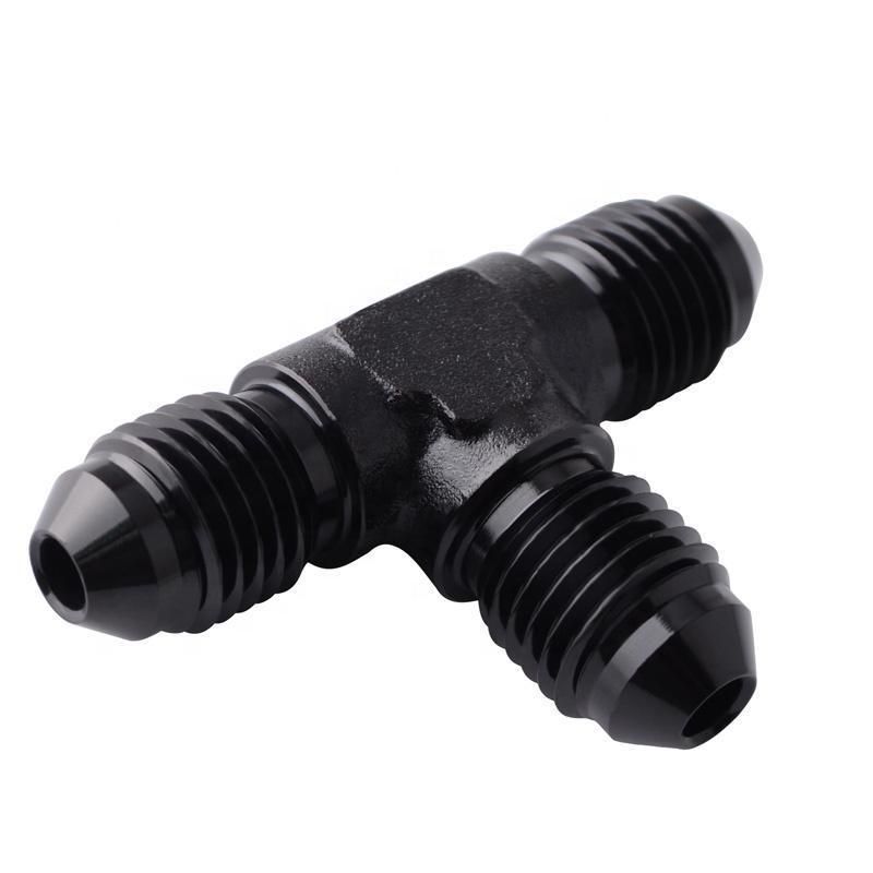 An4 Male Flare Union Tee T-Piece Fitting Adapter Aluminum