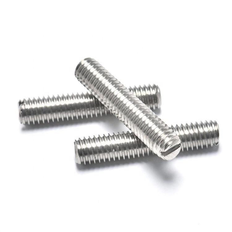 Good Quality A2-70 A2-80 A4-70 A4-80 Cup Point Slotted M10 Set Screw