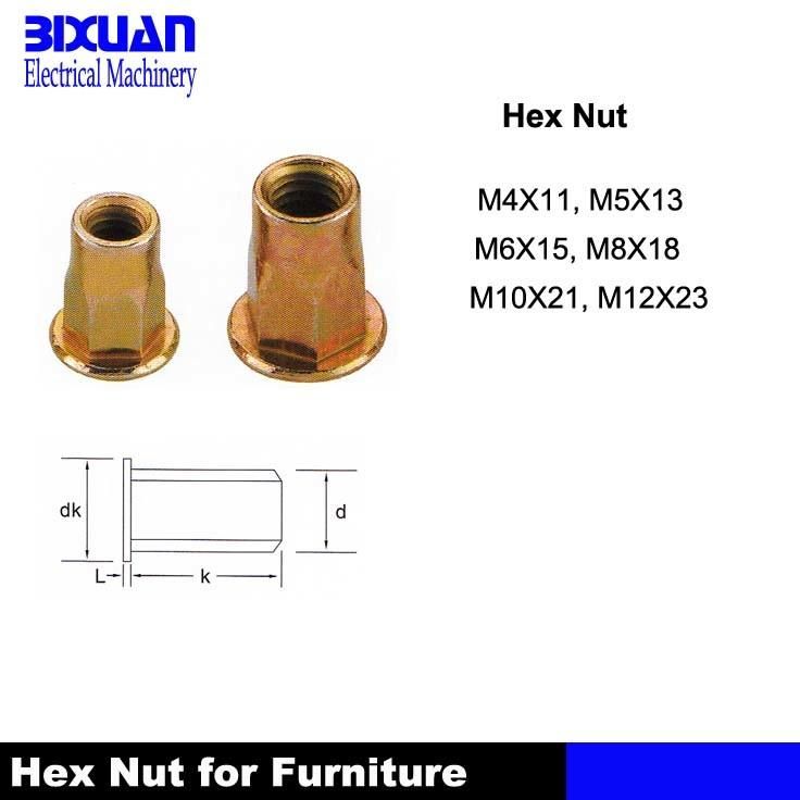 T Nut, Rivet Nut, Rivet (BIXTRS2011-1)