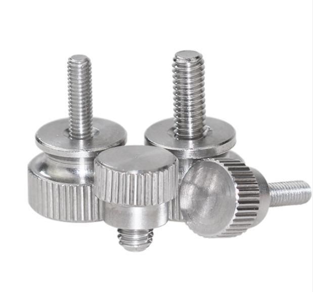 China Quality Hardware Sales Flat Head Knurled Slot Knurled M3 Thumb Screws