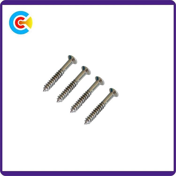 Stainless Steel/4.8/8.8/10.9 M6 Galvanized Cross Countersunk Head Drywall Screws