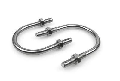 SS304 SS316 Stainless Steel DIN3570 Square U Bolts