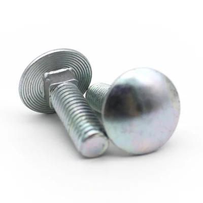 M8 Stainless Steel DIN603 Mushroom Head Round Head Square Neck Carriage Bolt with Hex Nut