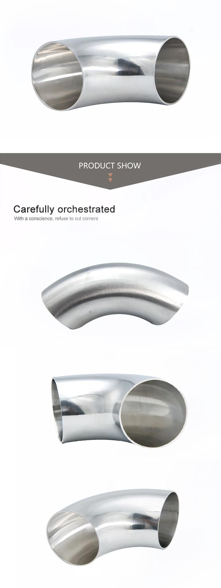 Pipe Fitting Stainles Steel Sanitary 45 Degree Welding Bend