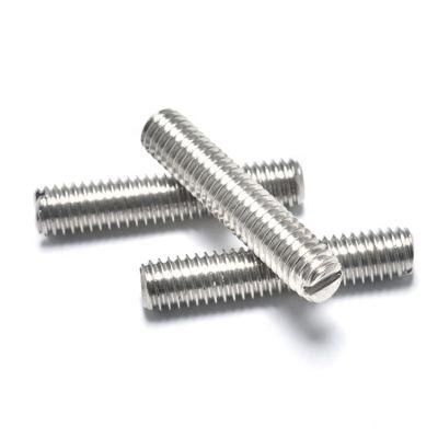 Good Quality A2-70 A2-80 A4-70 A4-80 Cup Point Slotted M10 Set Screw