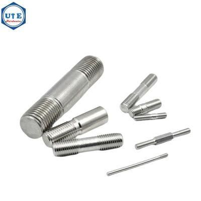 M12 M30 Stainless Steel SS304 SS316 Double End Studs
