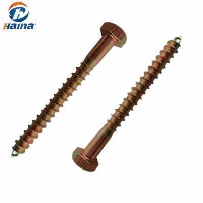 Carbon Steel Hex Head Self Tapping Wood Screw (DIN571)