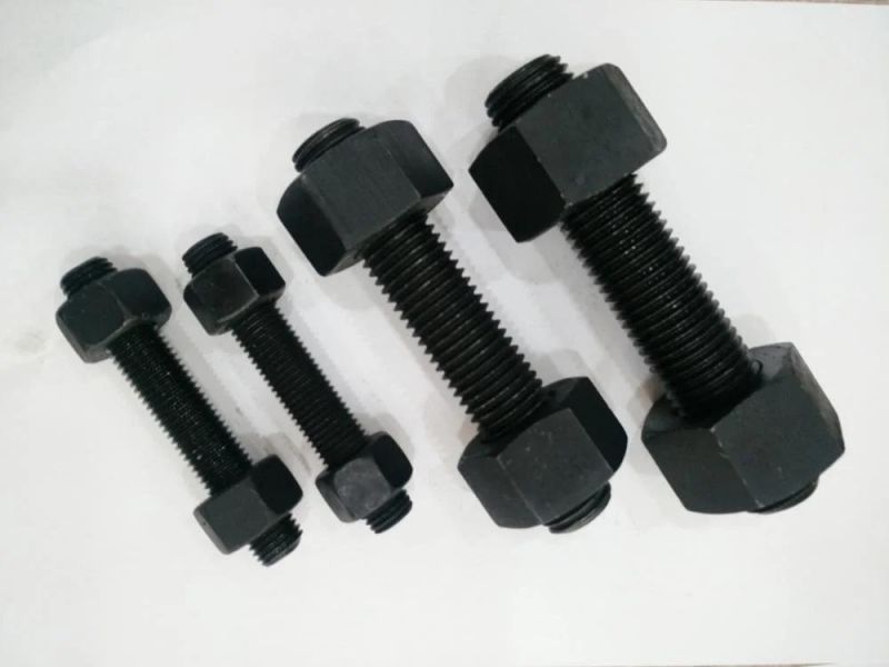 Carbon/Alloy/Stainless Steel Material Fastener and Nut Grade ASTM A193 B7/ A194 2h Stud Bolt