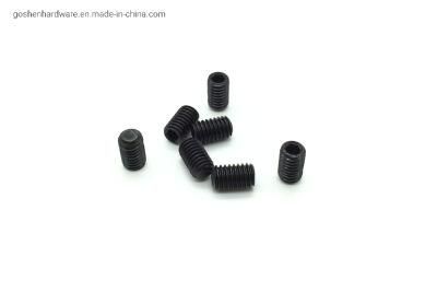 DIN916 Carbon Steel Grade 10.9 12.9 Hexagon Socket Set Screws with Cup Point