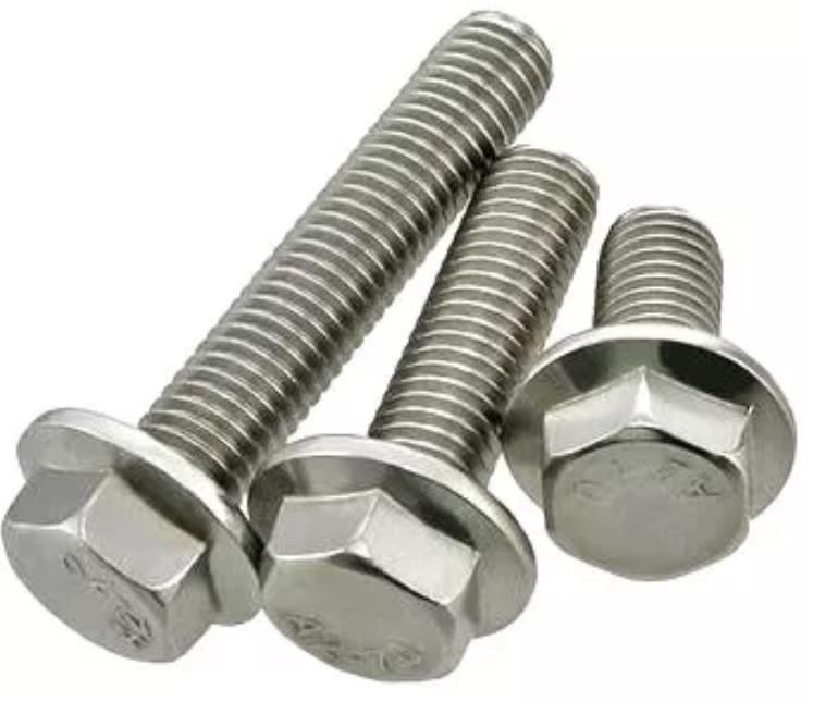 Steel Hex Flange Bolt and Nut DIN6921 Steel M3-M56 Hex Head Flanged Bolts Flange Hex Lock Nut Bolts and Nuts Grade 8.8