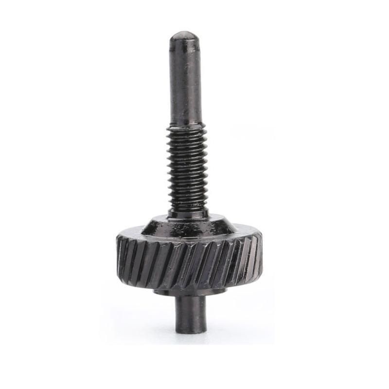Customized Turning Fastener Black Knurled Steel Thumb Screw