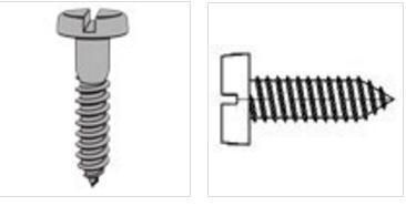 Slotted Pan Head Tapping Screws DIN7971 Carbon Steel